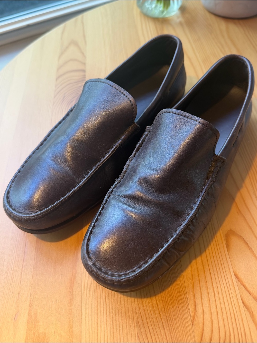 Tod’s Brown Leather Loafers